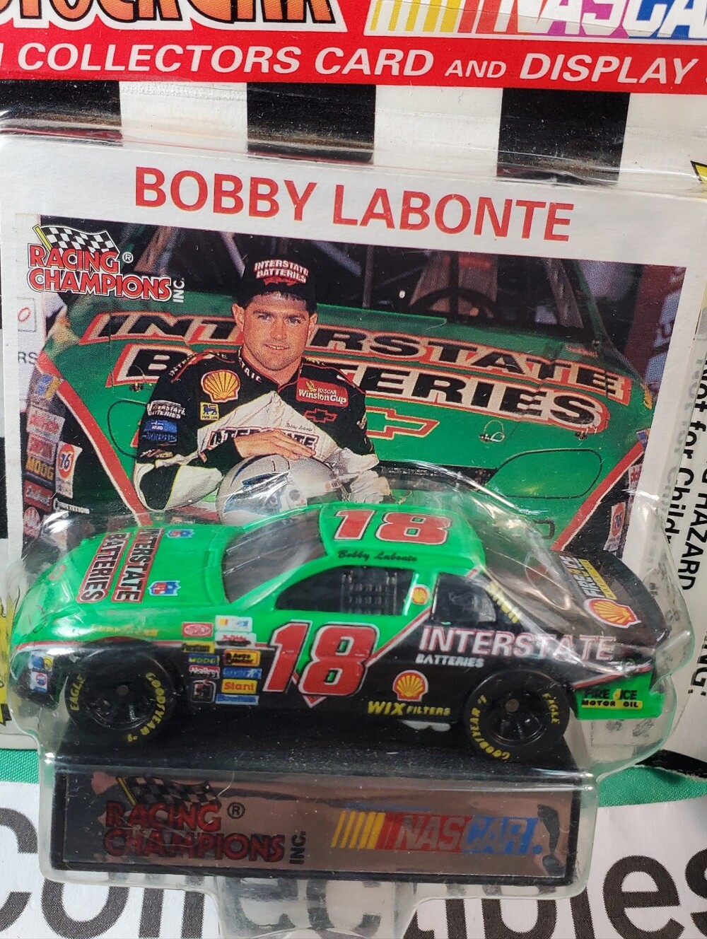 racing champions stock car 1995 edition bobby labonte 1/64 scale nascar